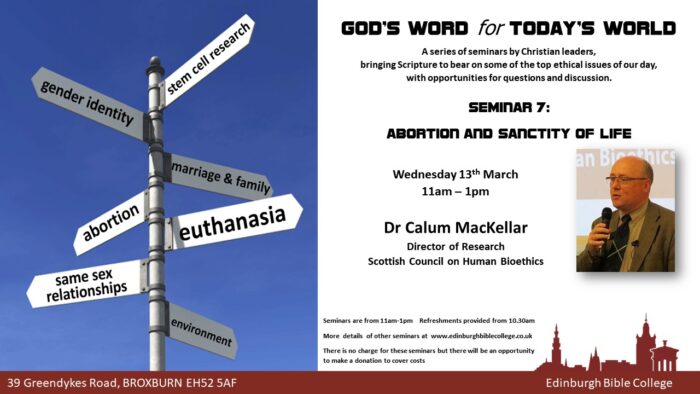 Abortion and the Sanctity of Life